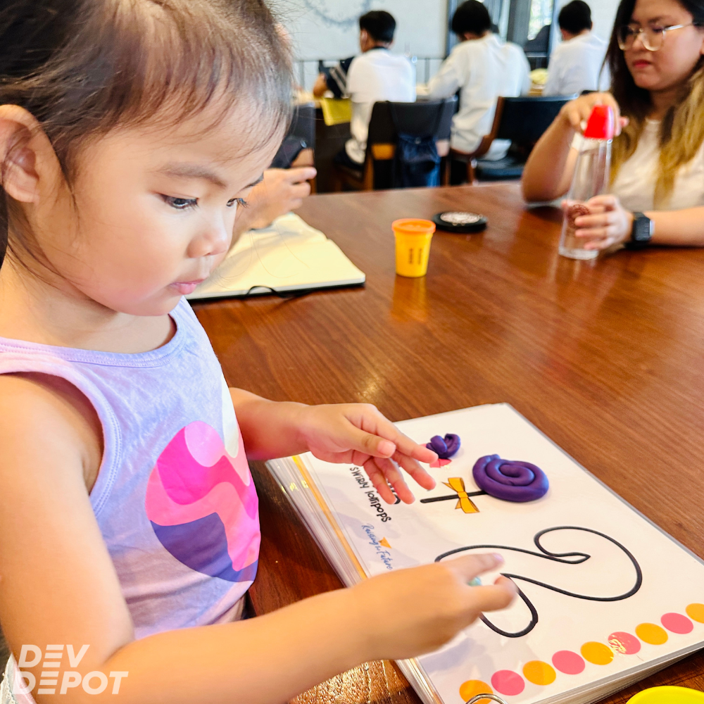 Let's Count 1-20 Playdough Mat