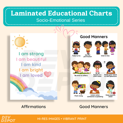 Laminated Educational Posters