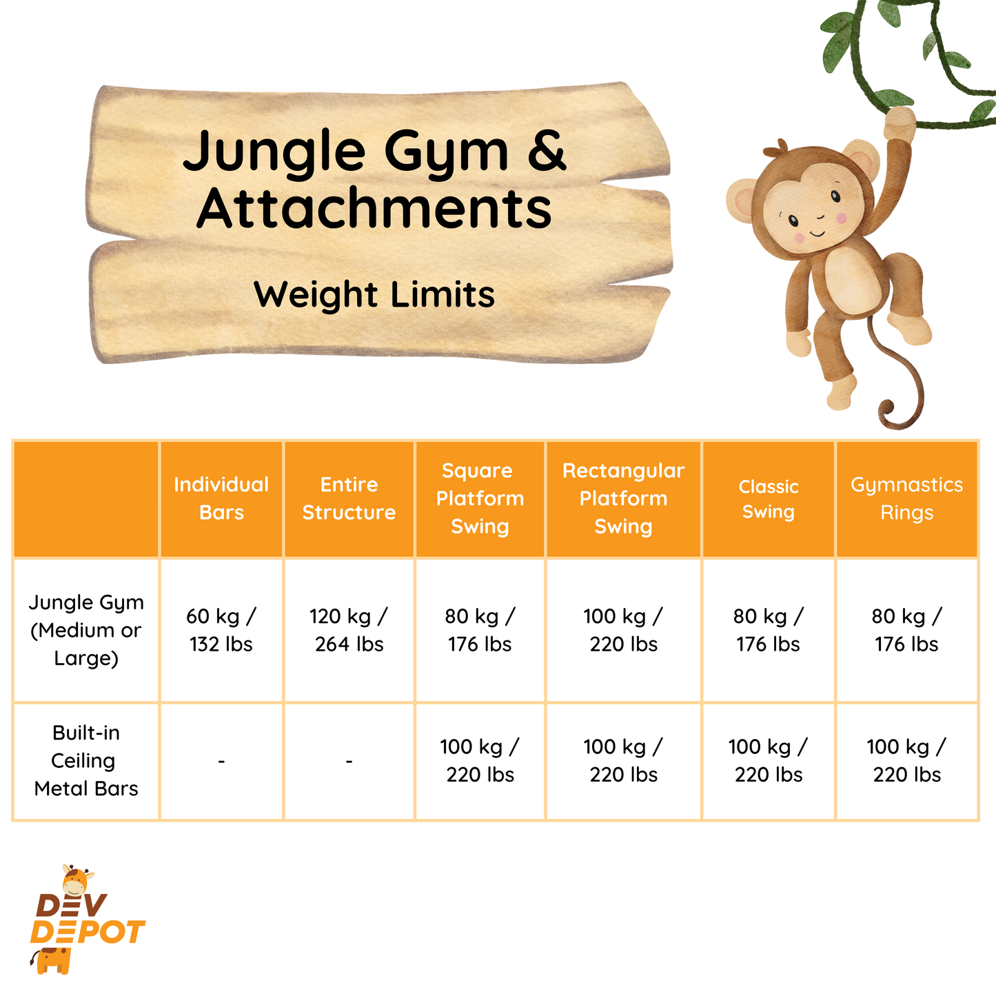 Square Platform Swing