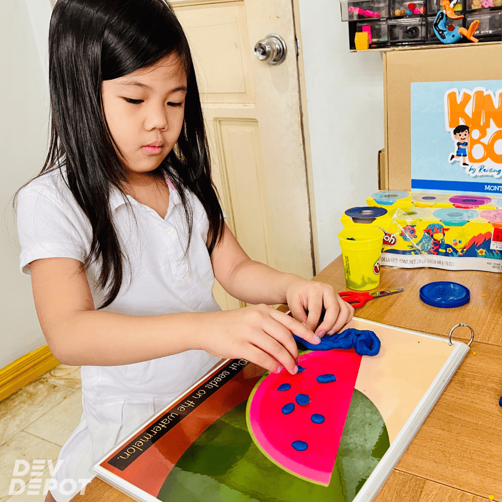 Digital Download / Printable File - My First Playdough Mat