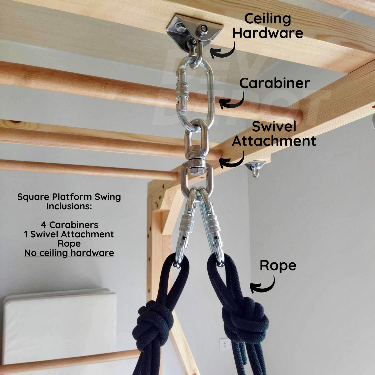 Square Platform Swing