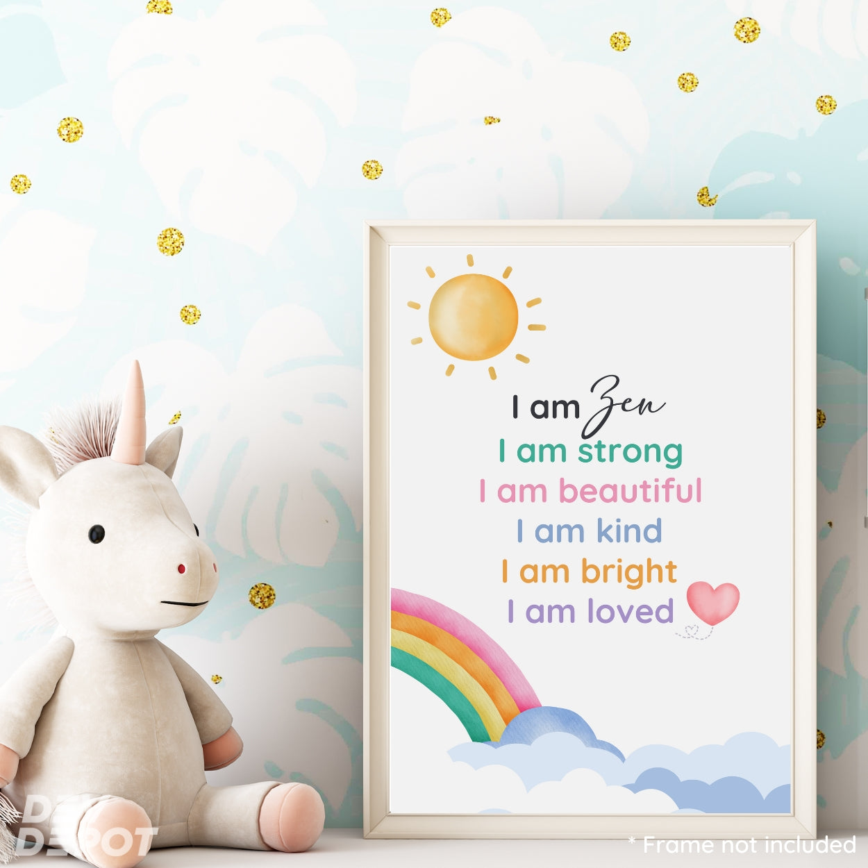 Personalized Affirmations Poster